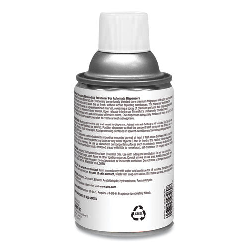 Premium Metered Air Freshener Refill, Vanilla Cream, 5.3 Oz Aerosol Spray, 12/carton