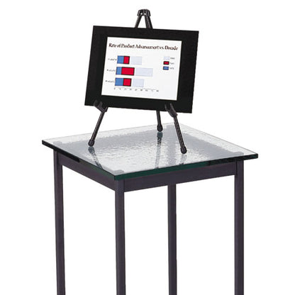 Tabletop Instant Easel, 14" High, Steel, Black