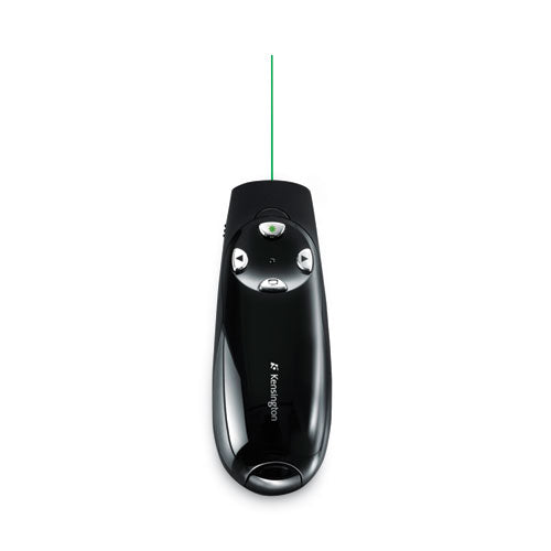 Wireless Presenter Pro With Green Laser, Class 2, 150 Ft Range, Black