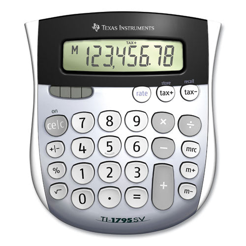 Ti-1795sv Minidesk Calculator, 8-digit Lcd