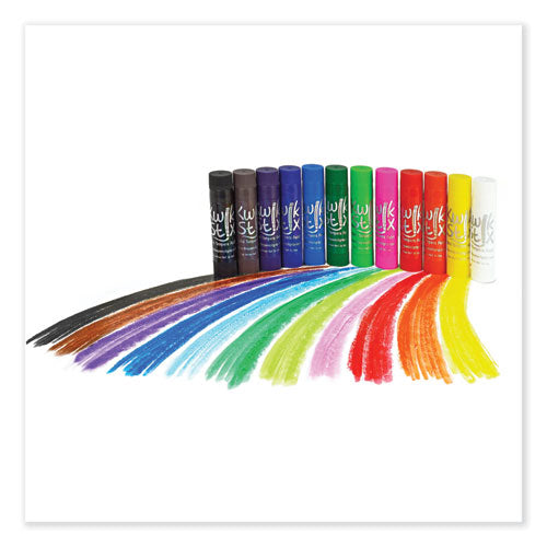 Kwik Stick Tempera Paint, 3.5", Assorted Colors, 24/pack