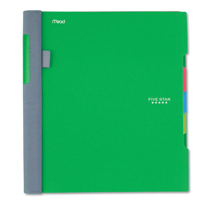 Advance Wirebound Notebook, Six Pockets, 3-subject, Medium/college Rule, Randomly Assorted Cover Color, (150) 11 X 8.5 Sheets