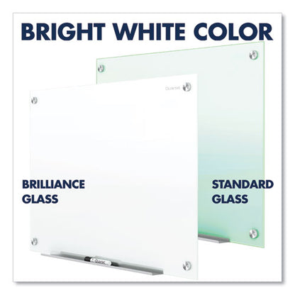 Brilliance Glass Dry-erase Boards, 96 X 48, White Surface