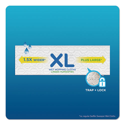 Max/xl Wet Refill Cloths, 16.5 X 9, White, 12/tub, 6 Tubs/carton