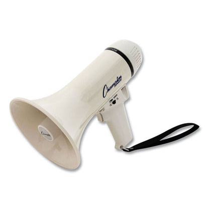 Megaphone, 4 W To 8 W, 400 Yds Range, White