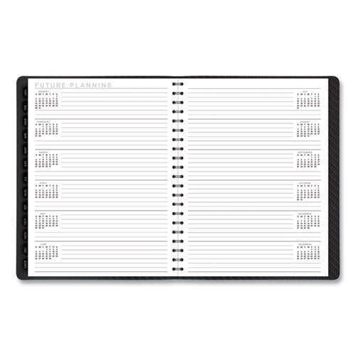 Contemporary Weekly/monthly Planner, Vertical-column Format, 11 X 8.25, Graphite Cover, 12-month (jan To Dec): 2024