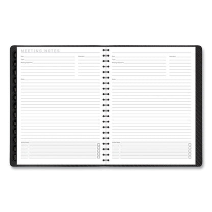 Contemporary Weekly/monthly Planner, Vertical-column Format, 11 X 8.25, Graphite Cover, 12-month (jan To Dec): 2024