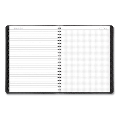 Contemporary Weekly/monthly Planner, Vertical-column Format, 11 X 8.25, Graphite Cover, 12-month (jan To Dec): 2024