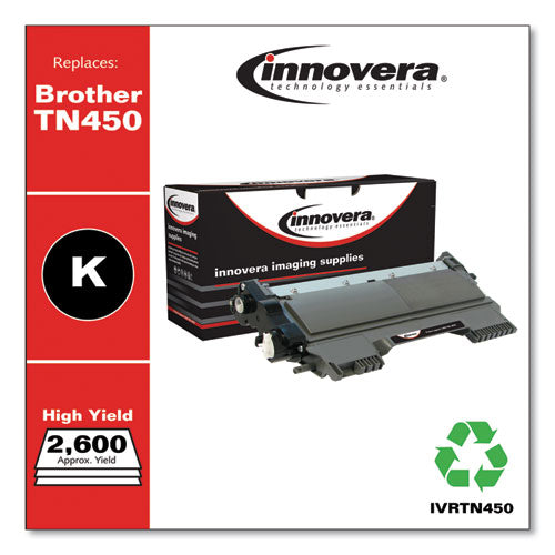 Remanufactured Black High-yield Toner, Replacement For Tn450, 2,600 Page-yield