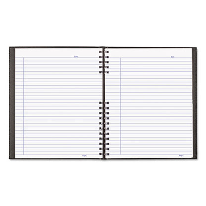 Notepro Notebook, 1-subject, Medium/college Rule, Black Cover, (100) 11 X 8.5 Sheets