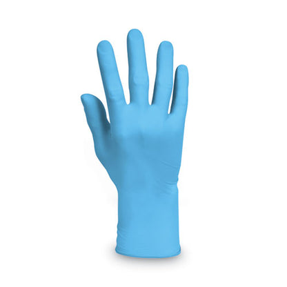 G10 Comfort Plus Blue Nitrile Gloves, Light Blue, Medium, 100/box