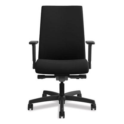 Ignition Series Mid-back Work Chair, Supports Up To 300 Lb, 17" To 22" Seat Height, Black