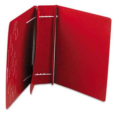 Varicap Expandable Binder, 2 Posts, 6" Capacity, 11 X 8.5, Red