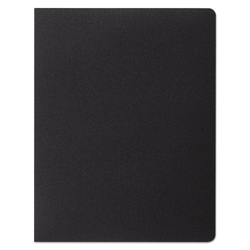 Opaque Plastic Presentation Covers For Binding Systems, Black, 11.25 X 8.75, Unpunched, 25/pack