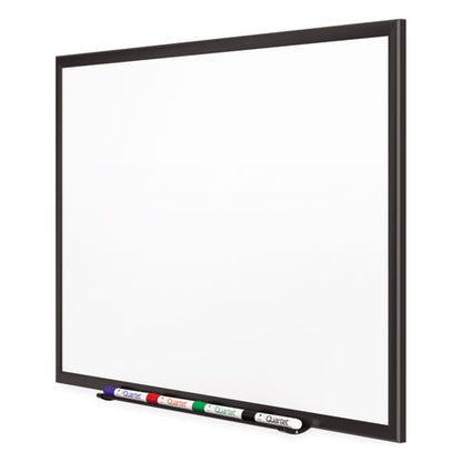 Classic Series Porcelain Magnetic Dry Erase Board, 96 X 48, White Surface, Black Aluminum Frame