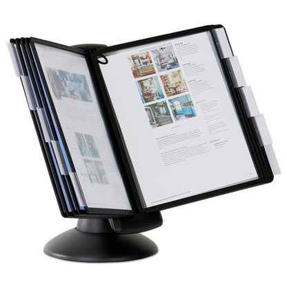 Sherpa Motion Desk Reference System, 10 Panels, Black Borders