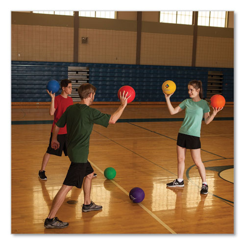 Playground Ball Set, 8.5" Diameter, Assorted Colors, 6/set