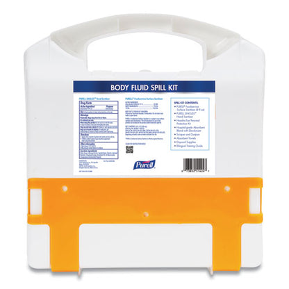 Body Fluid Spill Kit, 4.5" X 11.88" X 11.5", One Clamshell Case With 2 Single Use Refills/carton