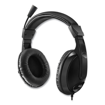 Xtream H5 Binaural Over The Head Multimedia Headset With Mic, Black