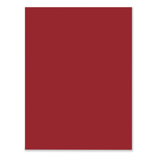 Sunworks Construction Paper, 50 Lb Text Weight, 9 X 12, Holiday Red, 50/pack