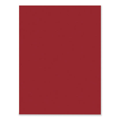 Sunworks Construction Paper, 50 Lb Text Weight, 9 X 12, Holiday Red, 50/pack