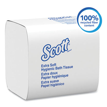 Hygienic Bath Tissue, Septic Safe, 2-ply, White, 250/pack, 36 Packs/carton