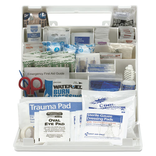 Ansi Class A+ First Aid Kit For 50 People, 183 Pieces, Plastic Case