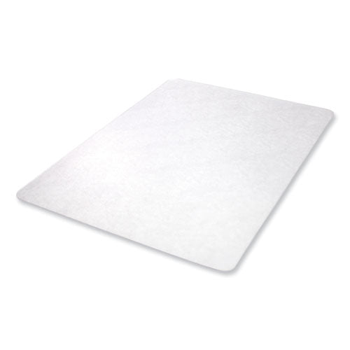 Economat All Day Use Chair Mat For Hard Floors, Flat Packed, 45 X 53, Clear