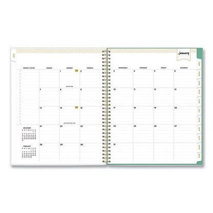 Day Designer Peyton Create-your-own Cover Weekly/monthly Planner, Floral Artwork, 11 X 8.5, White, 12-month (jan-dec): 2024