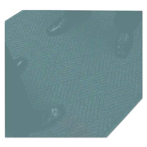 Ecoguard Diamond Floor Mat, Single Fan, 48 X 96, Charcoal