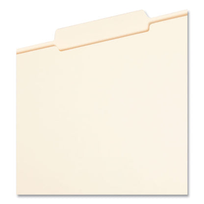 Reinforced Guide Height File Folders, 2/5-cut Tabs: Right Of Center Position, Letter Size, 0.75" Expansion, Manila, 100/box