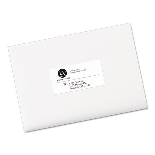 Ecofriendly Mailing Labels, Inkjet/laser Printers, 2 X 4, White, 10/sheet, 25 Sheets/pack