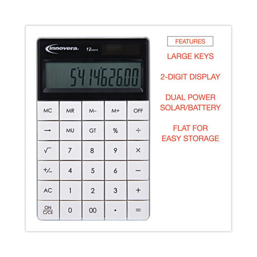 15973 Large Button Calculator, 12-digit Lcd