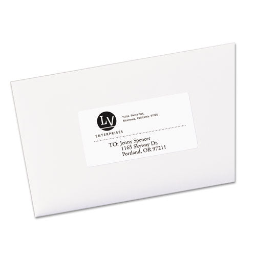 Ecofriendly Mailing Labels, Inkjet/laser Printers, 2 X 4, White, 10/sheet, 100 Sheets/pack