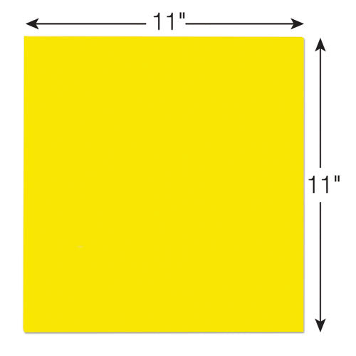 Big Notes, Unruled, 11 X 11, Yellow, 30 Sheets