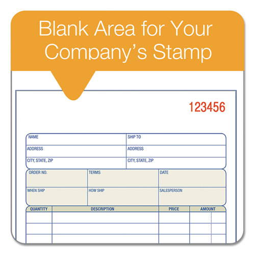 Sales Order Book, Two-part Carbonless, 7.94 X 5.56, 50 Forms Total