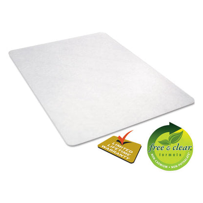 Economat All Day Use Chair Mat For Hard Floors, Rolled Packed, 45 X 53, Clear