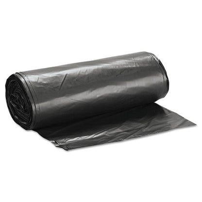 Low-density Commercial Can Liners, Coreless Interleaved Roll, 60 Gal, 1.4 Mil, 38" X 58", Black, 20 Bags/roll, 5 Rolls/carton