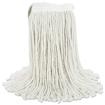 Cut-end Wet Mop Head, Cotton, No. 24, White