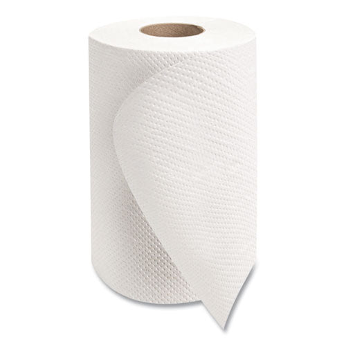 Morsoft Universal Roll Towels, 1-ply, 8" X 350 Ft, White, 12 Rolls/carton