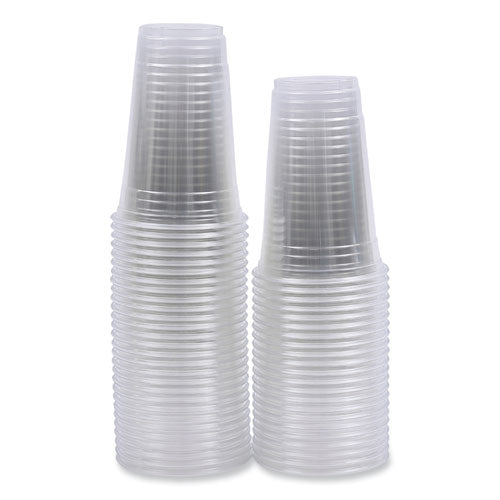 Clear Plastic Cold Cups, 20 Oz, Pet, 50 Cups/sleeve, 20 Sleeves/carton