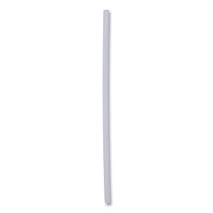 Jumbo Straws, 7.75", Plastic, Translucent, Unwrapped, 250/pack, 50 Packs/carton