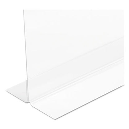 Classic Image Double-sided Sign Holder, 11 X 8.5 Insert, Clear