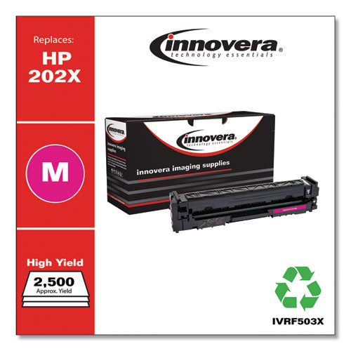 Remanufactured Magenta High-yield Toner, Replacement For 202x (cf503x), 2,500 Page-yield