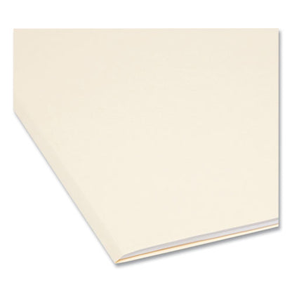 Reinforced Tab Manila File Folders, 1/3-cut Tabs: Right Position, Letter Size, 0.75" Expansion, 11-pt Manila, 100/box