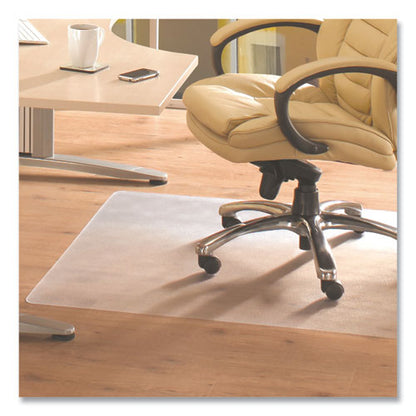 Cleartex Advantagemat Phthalate Free Pvc Chair Mat For Hard Floors, 48 X 36, Clear