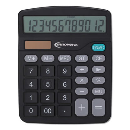 15923 Desktop Calculator, 12-digit Lcd