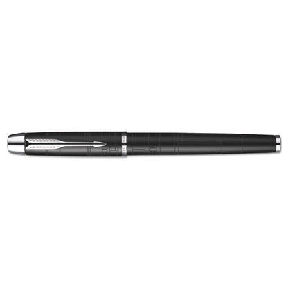 Im Premium Roller Ball Pen, Stick, Fine 0.7 Mm, Black Ink, Black/chrome Barrel