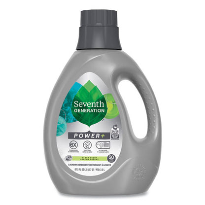 Power+ Laundry Detergent, Clean Scent, 87.5 Oz Bottle