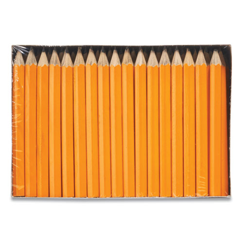 Golf Wooden Pencils, 2.2 Mm, Hb (#2), Black Lead, Yellow Barrel, 144/box